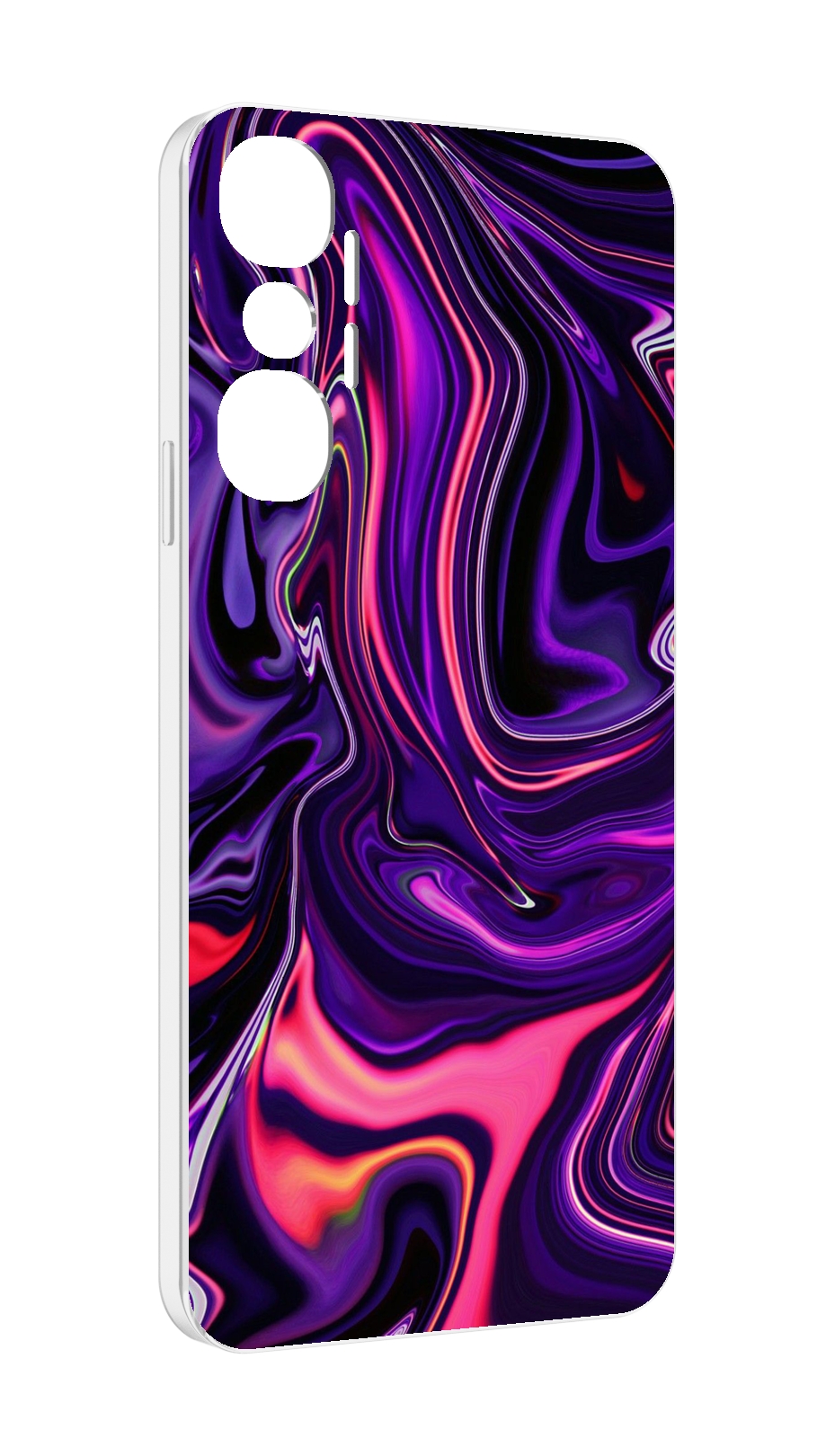 

Чехол MyPads фиолетовые краски для Infinix Hot 20 4G, Прозрачный, Tocco
