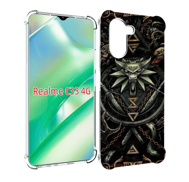 

Чехол MyPads загружено для Realme C33 4G, Прозрачный, Tocco