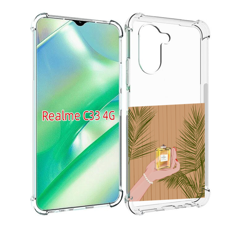 

Чехол MyPads запах-шанель-номер-5 для Realme C33 4G, Прозрачный, Tocco
