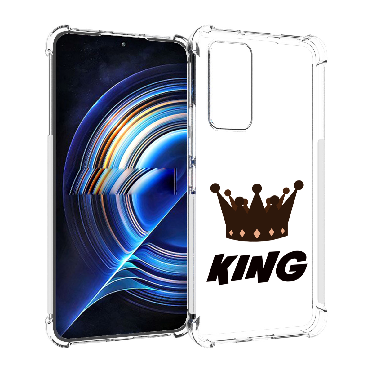 

Чехол MyPads корона-короля-черный для Tecno Camon 19 Neo, Прозрачный, Tocco