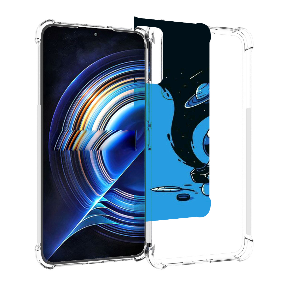 

Чехол MyPads космос из черной краски для Tecno Camon 19 Neo, Прозрачный, Tocco