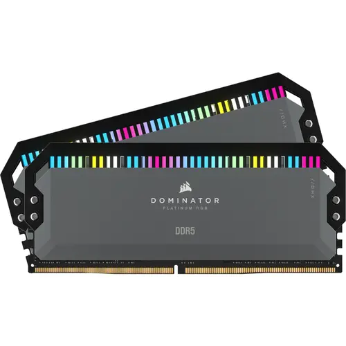 

Оперативная память Corsair CMT32GX5M2B5600Z36 (CMT32GX5M2B5600Z36), DDR5 2x16Gb, 5600MHz, Dominator Platinum RGB