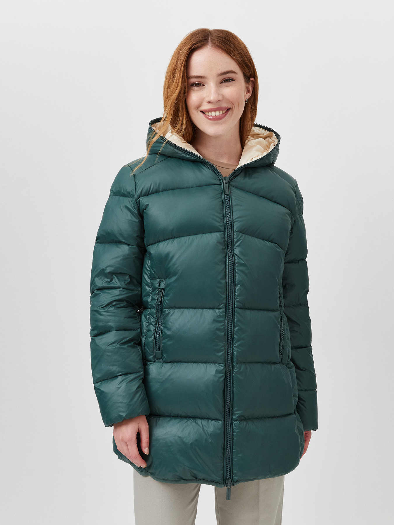 

Куртка женская Just Clothes 443633 зеленая 38 EU, Зеленый, 443633