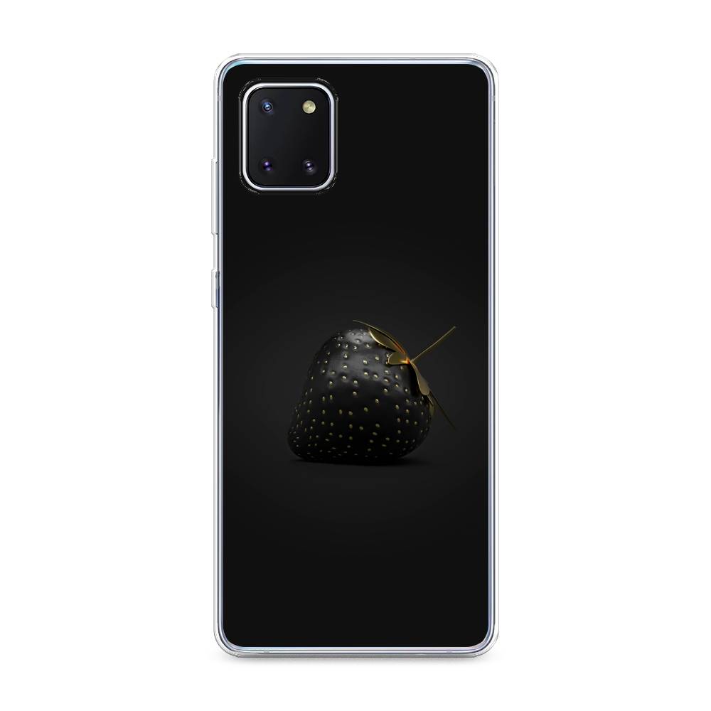 

Чехол Awog на Samsung Galaxy Note 10 lite/A81 "Черная клубника", Разноцветный, 29150-10