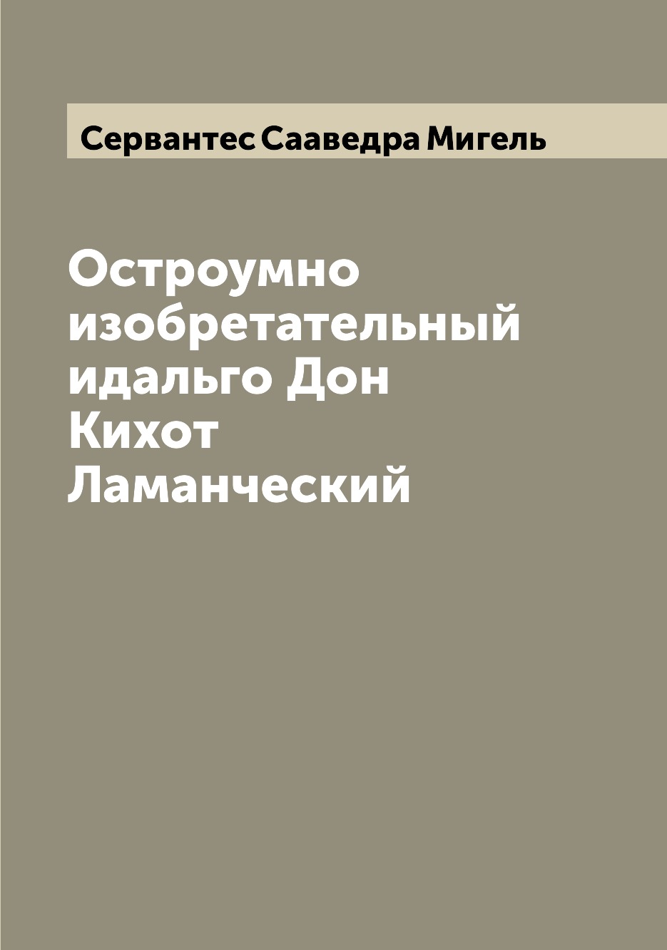 

Книга Остроумно изобретательный идальго Дон Кихот Ламанческий