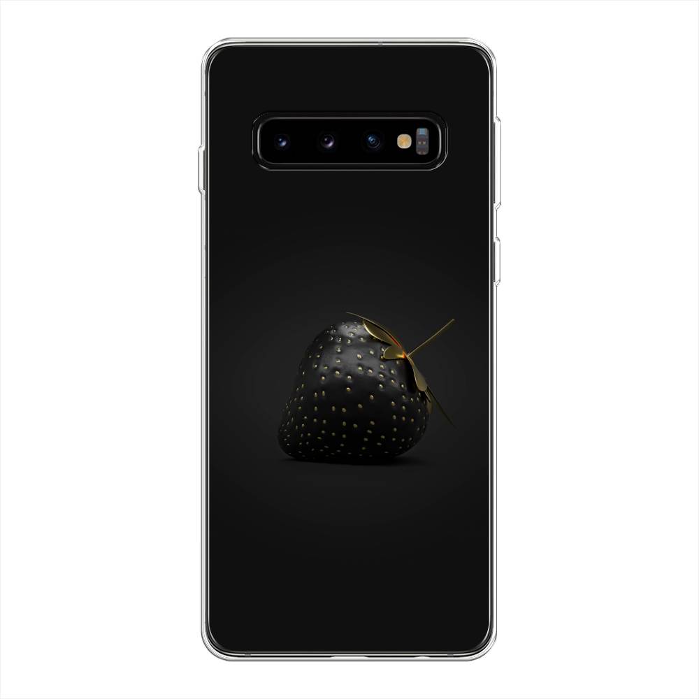 

Чехол Awog на Samsung Galaxy S10 Plus "Черная клубника", Разноцветный, 27150-10