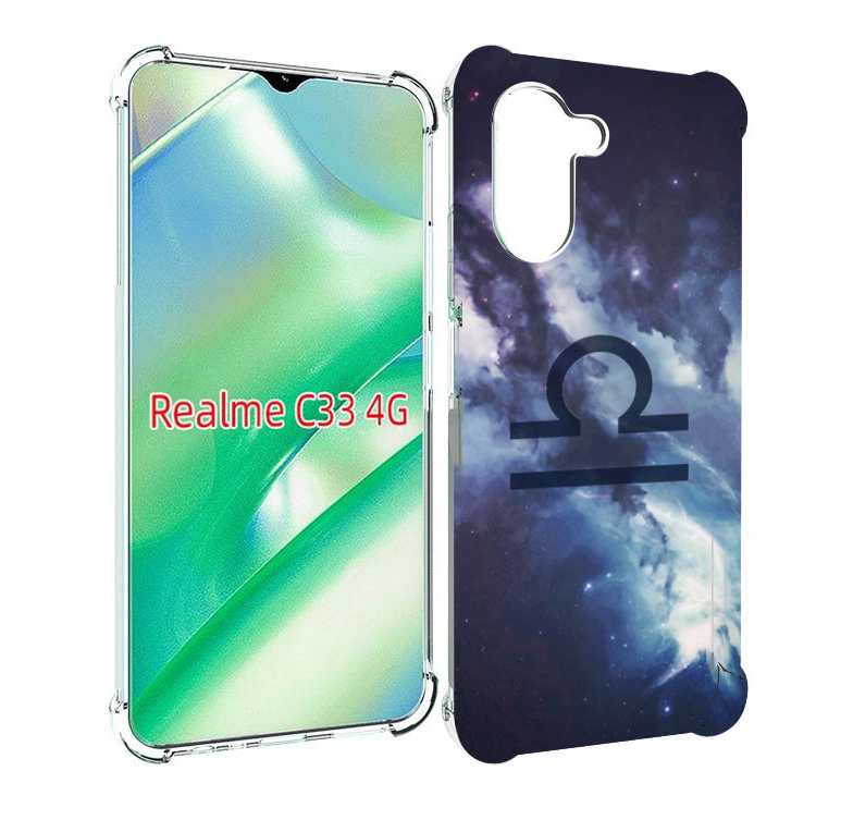 

Чехол MyPads знак зодиака весы 5 для Realme C33 4G, Прозрачный, Tocco