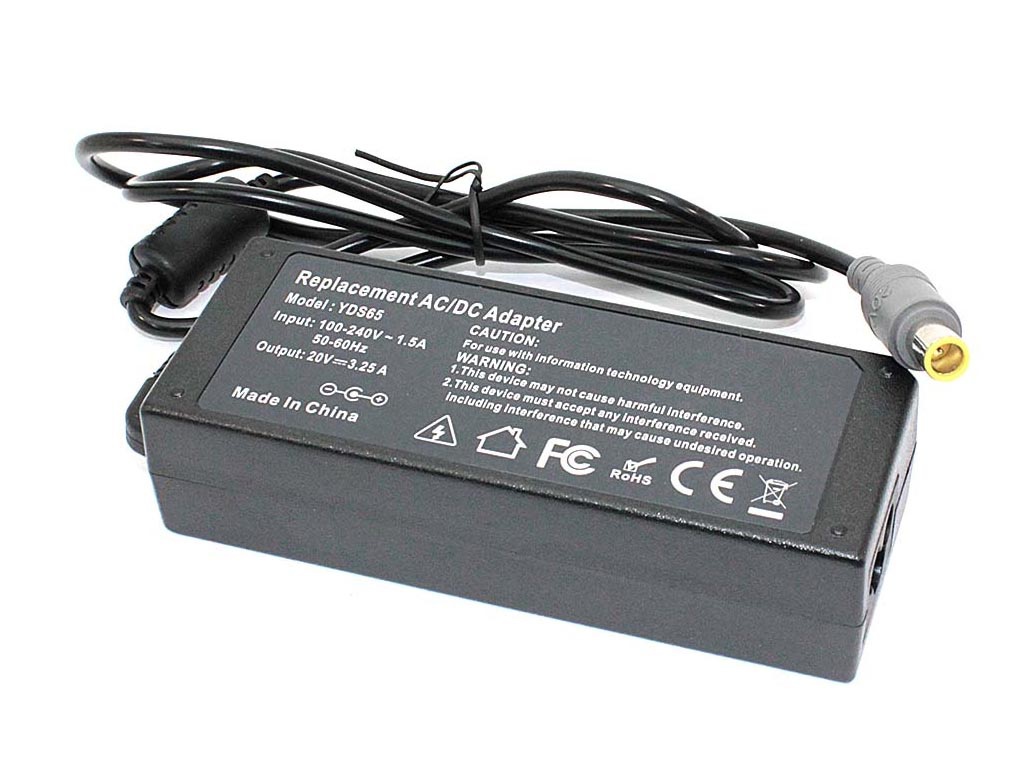 

Блок питания Vbparts 20V 3.25A 65W 7.9x5.4mm OEM для Lenovo 079448, 079448