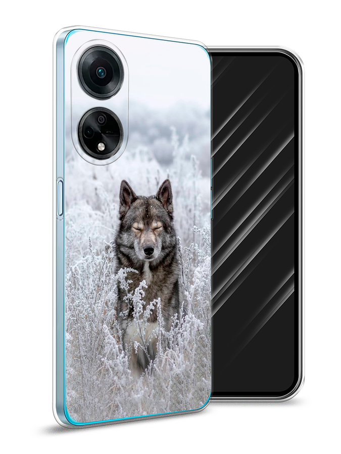 

Чехол Awog на Oppo A98 "Волк в поле", Белый;черный, 2514450-1