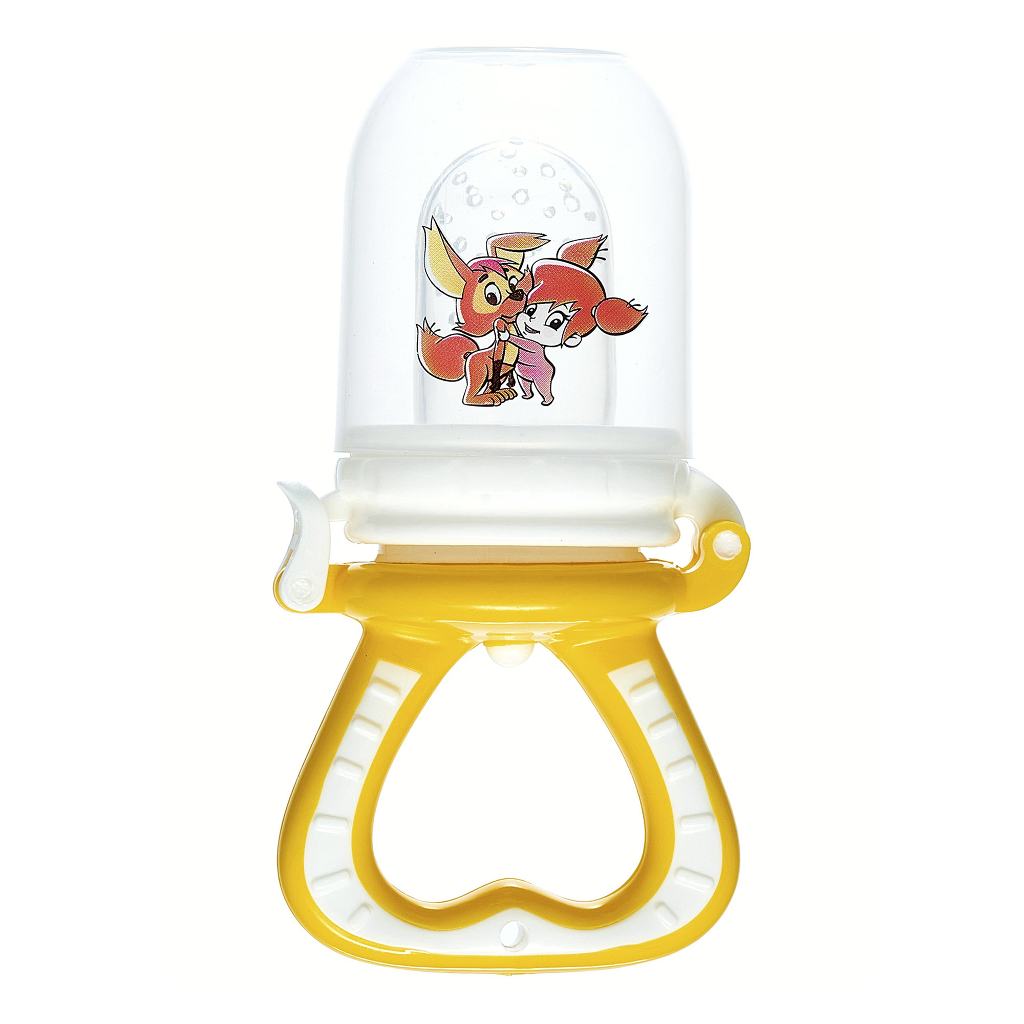 Ниблер для прикорма детей Мама Тама желтый с 6 месяцев