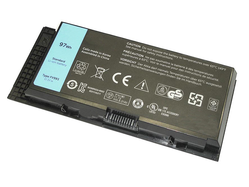 

Аккумулятор Vbparts для Dell Precision M4600 FV993 97Wh 007077, 007077