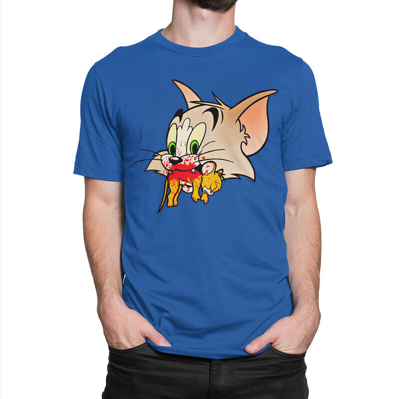 фото Футболка мужская dream shirts том и джерри 1000329222 синяя m