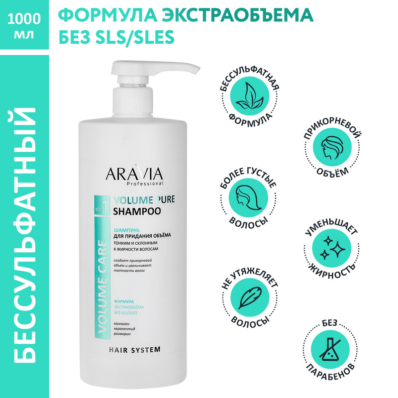 

Шампунь Aravia Professional, 1000 мл