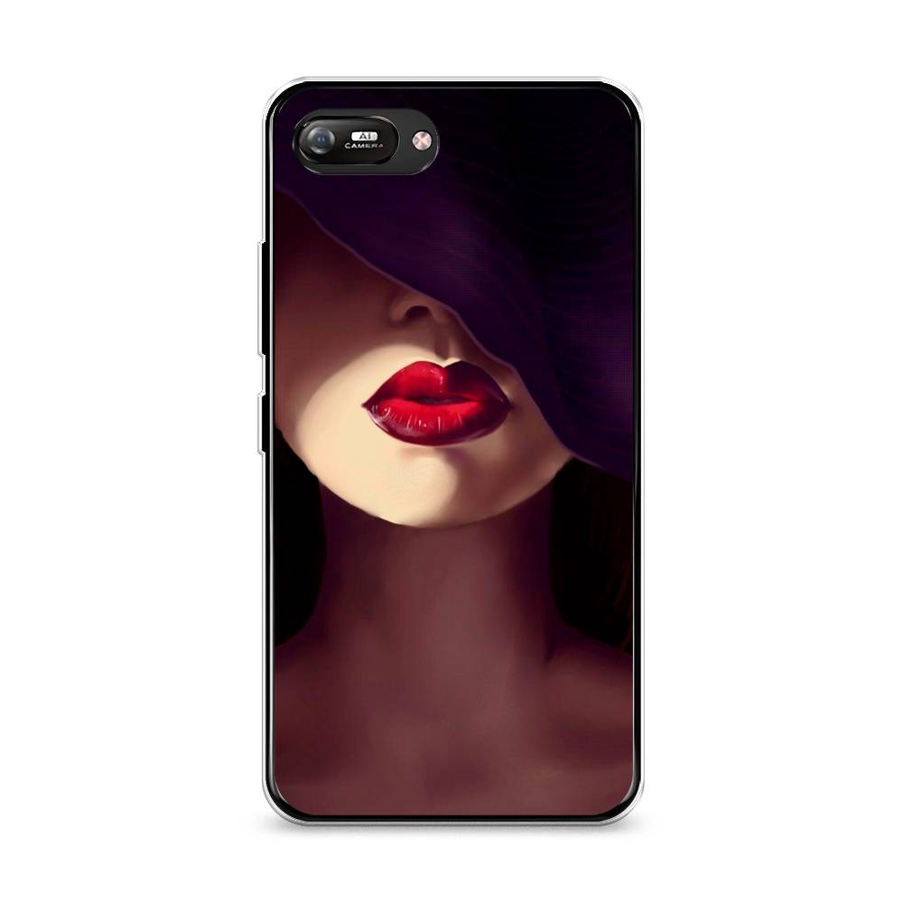 

Чехол Awog на Itel A25/A35 "Красные губы", Разноцветный