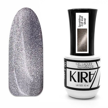 

Гель-лак KIRA Кошачий глаз Silver
