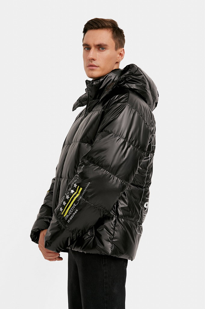 фото Зимняя куртка мужская finn flare w20-42015 черная m