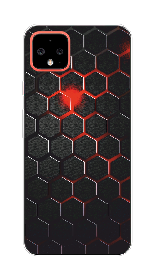 

Чехол Awog "Фон соты красные" для Google Pixel 4 XL, Разноцветный, 270550-3