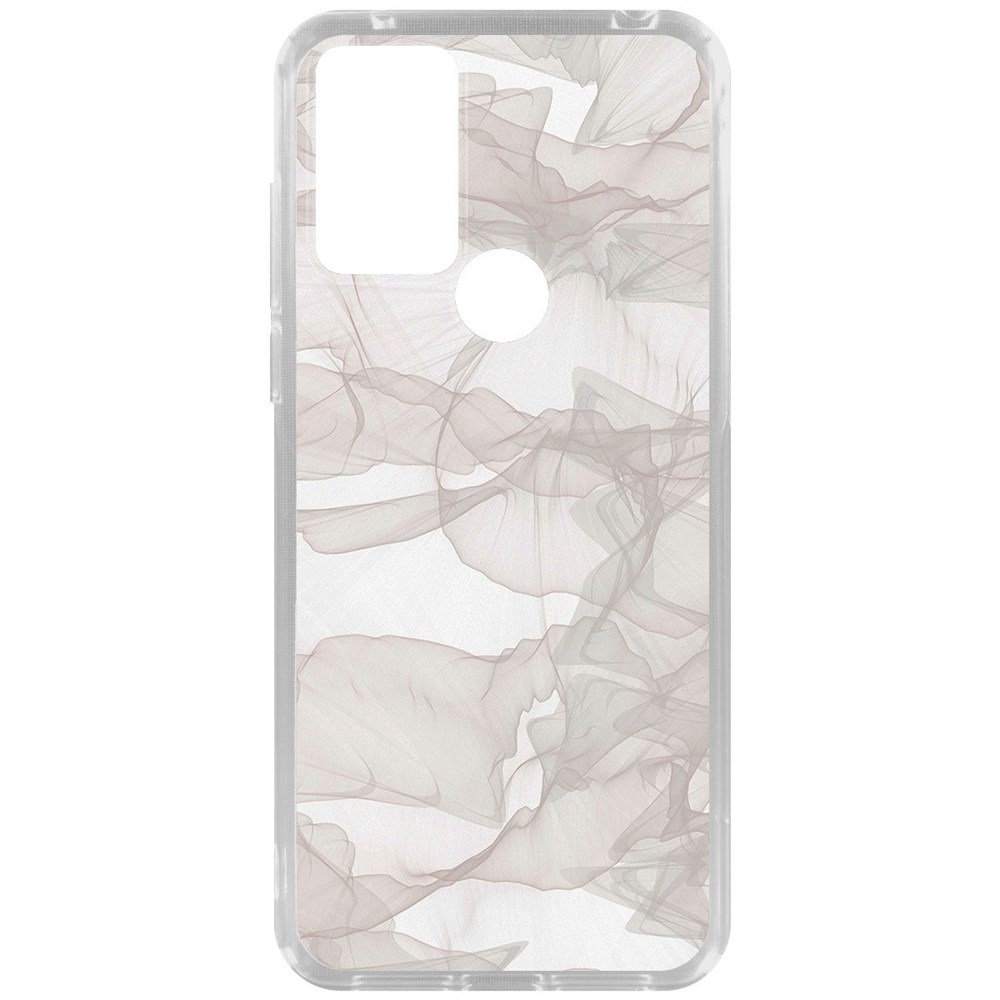 

Чехол-накладка Krutoff Clear Case Абстракт 3 для TCL 30 SE, Прозрачный