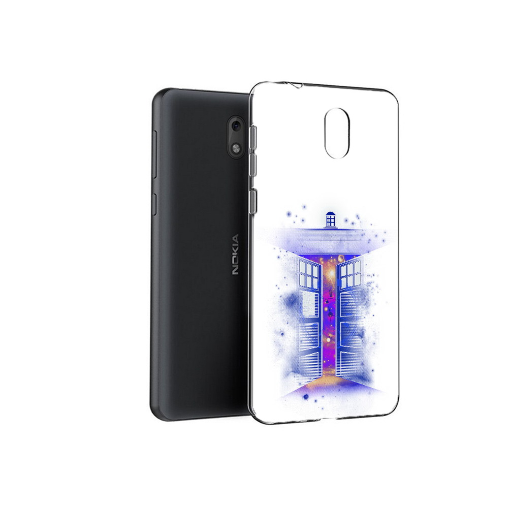 

Чехол MyPads Tocco для Nokia 2.1 фиолетовый уголок абстракция (PT114269.92.659), Прозрачный, Tocco