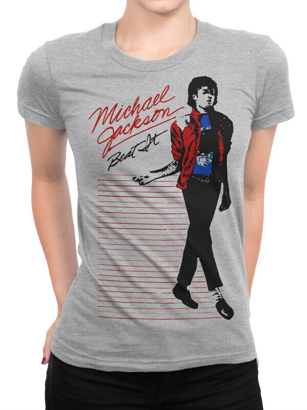 

Футболка женская Dream Shirts Майкл Джексон Женская 50007411 серая L, Майкл Джексон Женская 50007411