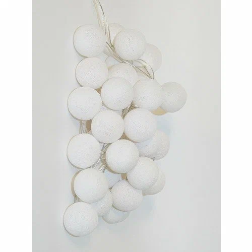 Световая гирлянда новогодняя Cherry picking Пух одуванчика 2,5 м белый дневной