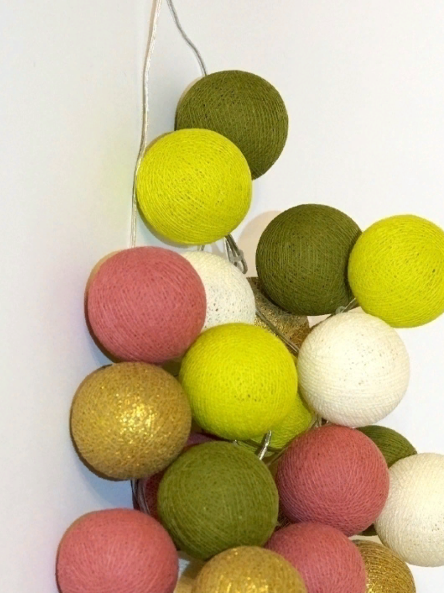 Световая гирлянда новогодняя Cherry picking Карамель 4 м разноцветный/RGB