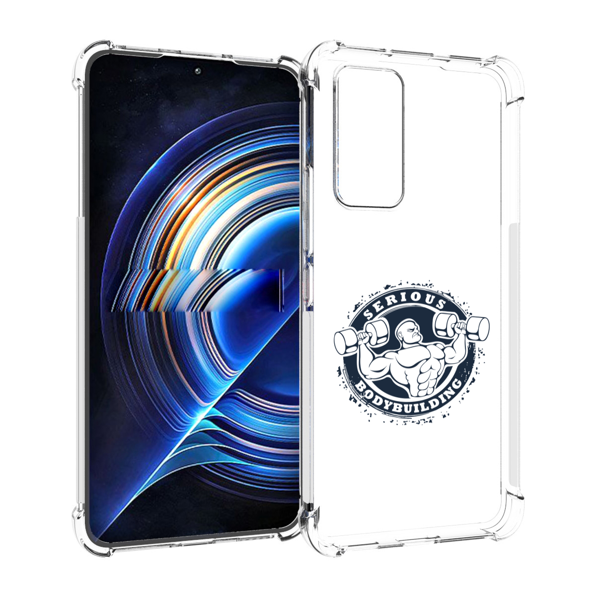 

Чехол MyPads бодибилдинг воля к победе для Tecno Camon 19 Neo, Прозрачный, Tocco