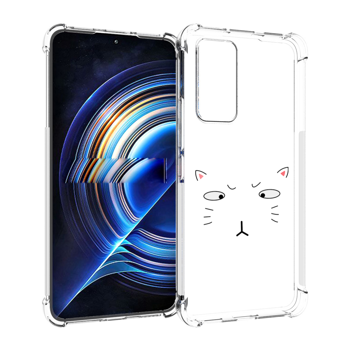 

Чехол MyPads кот-части-лица для Tecno Camon 19 Neo, Прозрачный, Tocco
