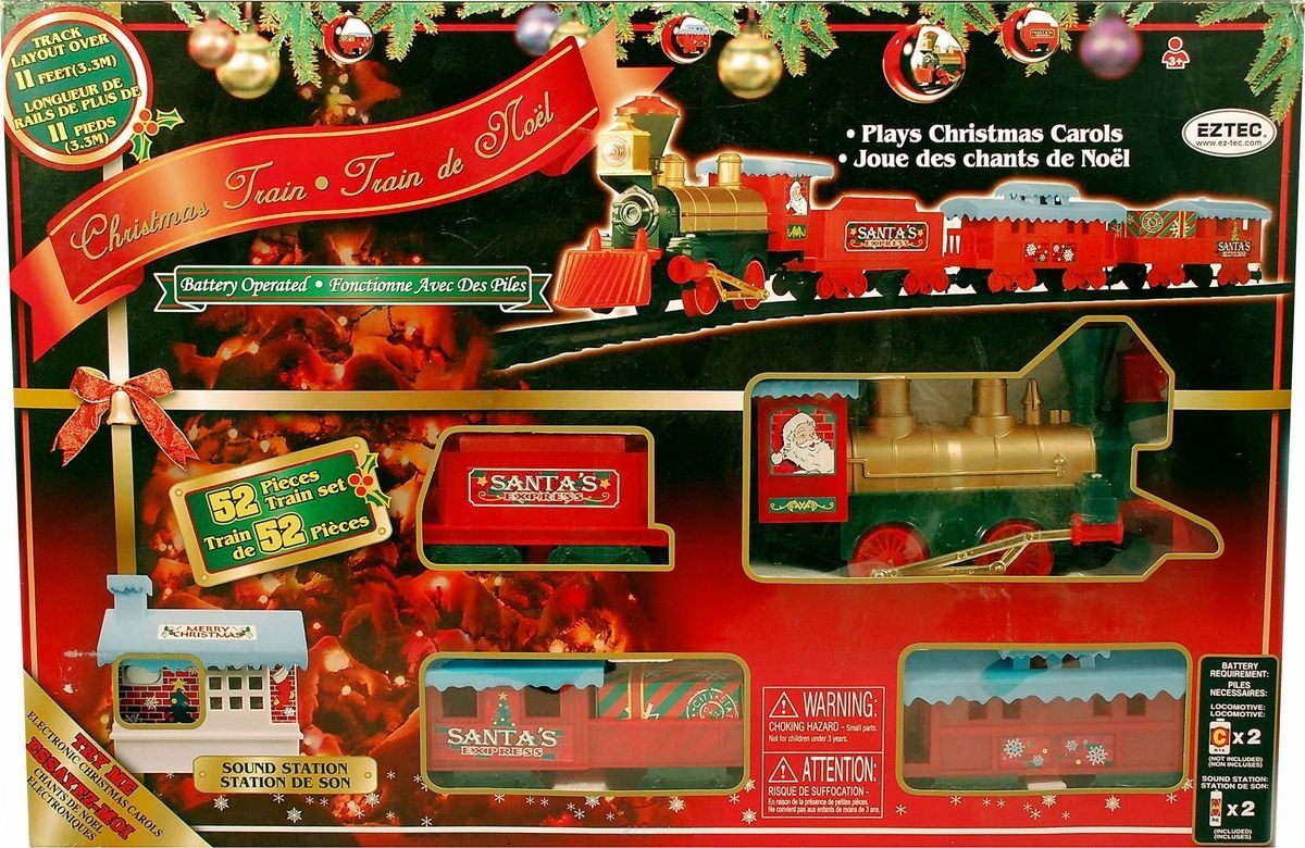 

Железная дорога Eztec Christmas Train 53 части