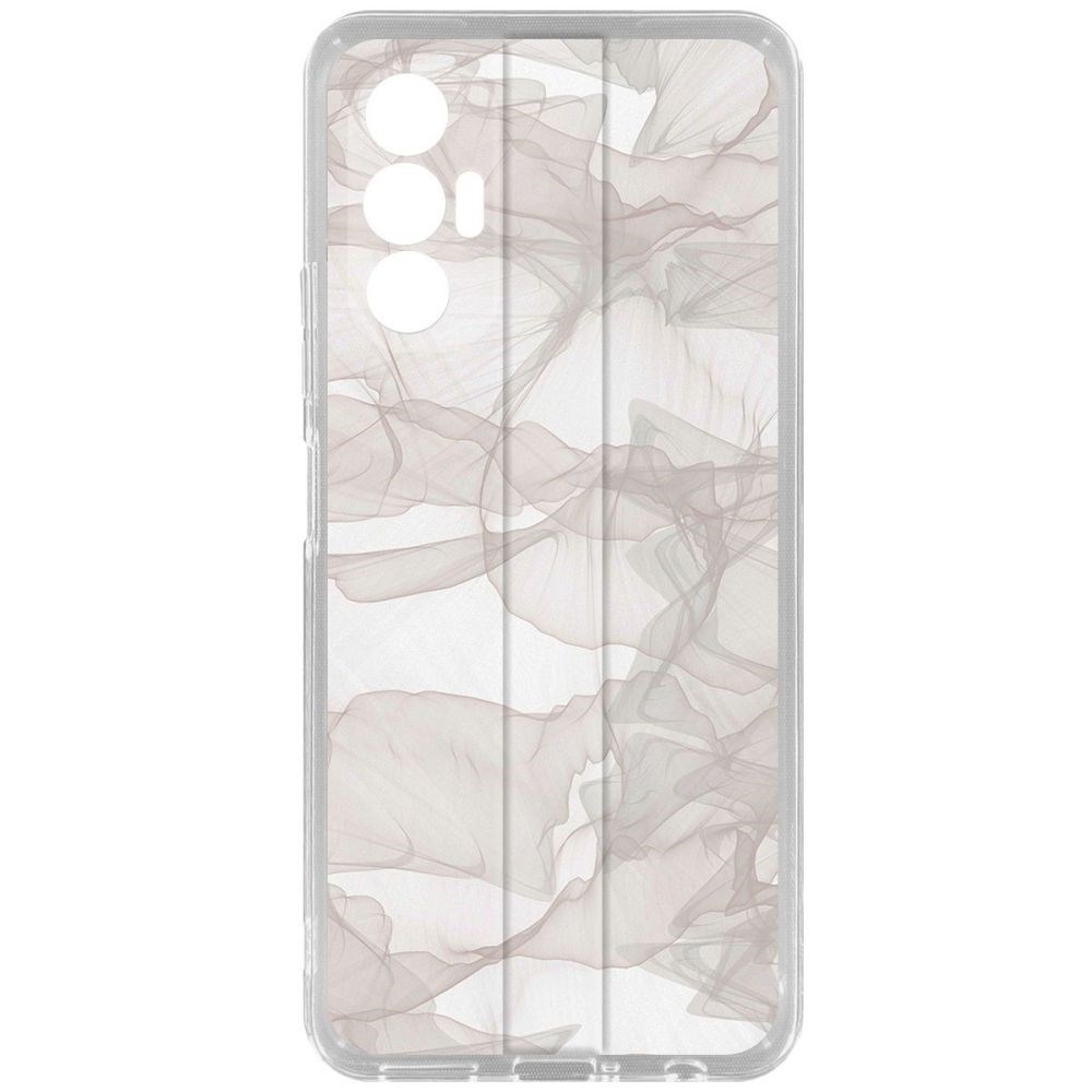 

Чехол-накладка Krutoff Clear Case Абстракт 3 для TECNO Pova 3, Прозрачный