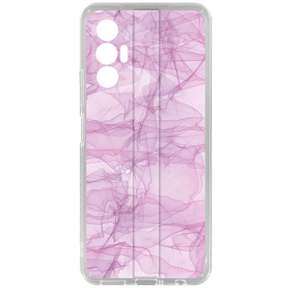 

Чехол-накладка Krutoff Clear Case Абстракт 4 для TECNO Pova 3, Прозрачный
