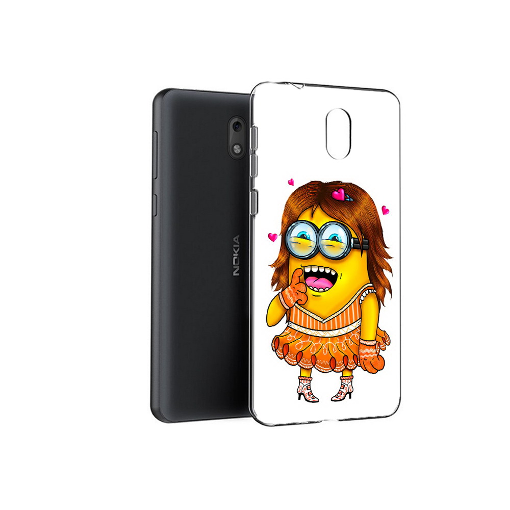 

Чехол MyPads Tocco для Nokia 6 Миньон девочка (PT60992.93.116), Прозрачный, Tocco