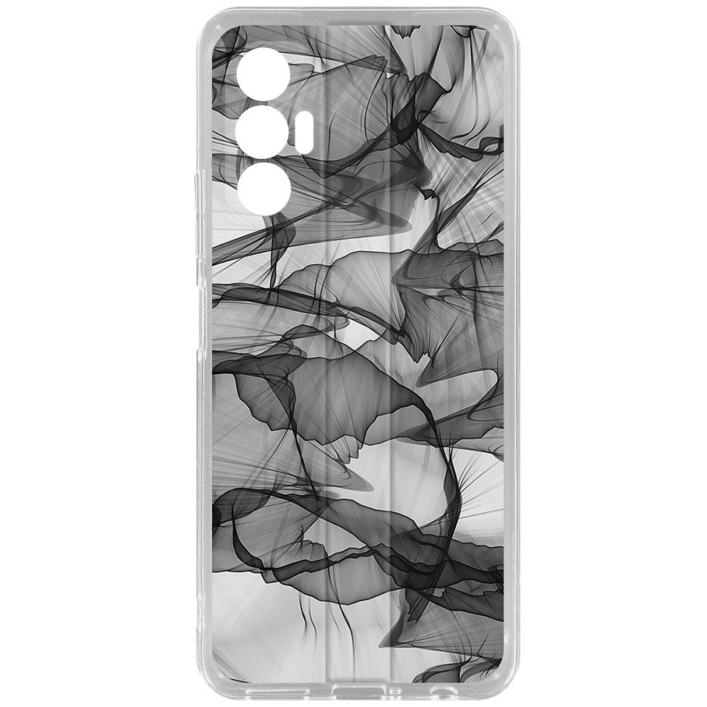 

Чехол-накладка Krutoff Clear Case Абстракт 14 для TECNO Pova 3, Прозрачный