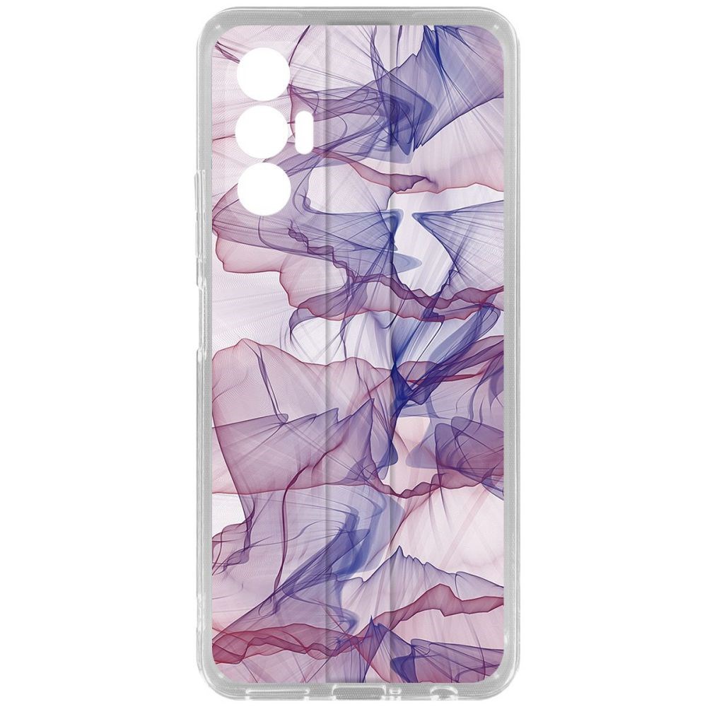 

Чехол-накладка Krutoff Clear Case Абстракт 15 для TECNO Pova 3, Прозрачный
