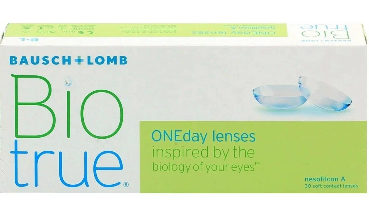 

Контактные линзы Bausch&Lomb Biotrue ONEday 30 линз R 8,6 -2,50