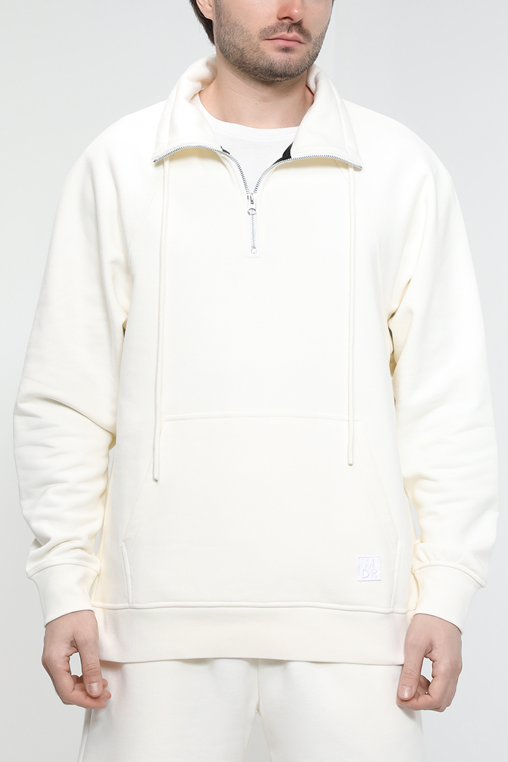 

Толстовка мужская MARCO DI RADI MDR230311253 белая 3XL, Белый, MDR230311253