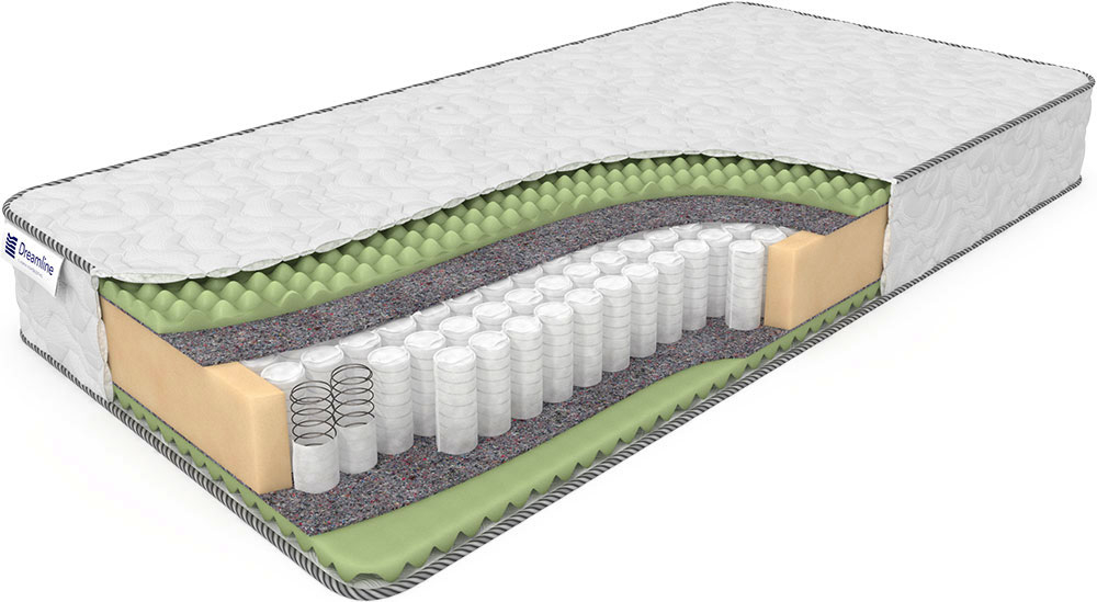 

Матрас Dreamline Komfort Massage TFK 150х220, Бежевый;белый;серый;серебристый, Komfort Massage TFK