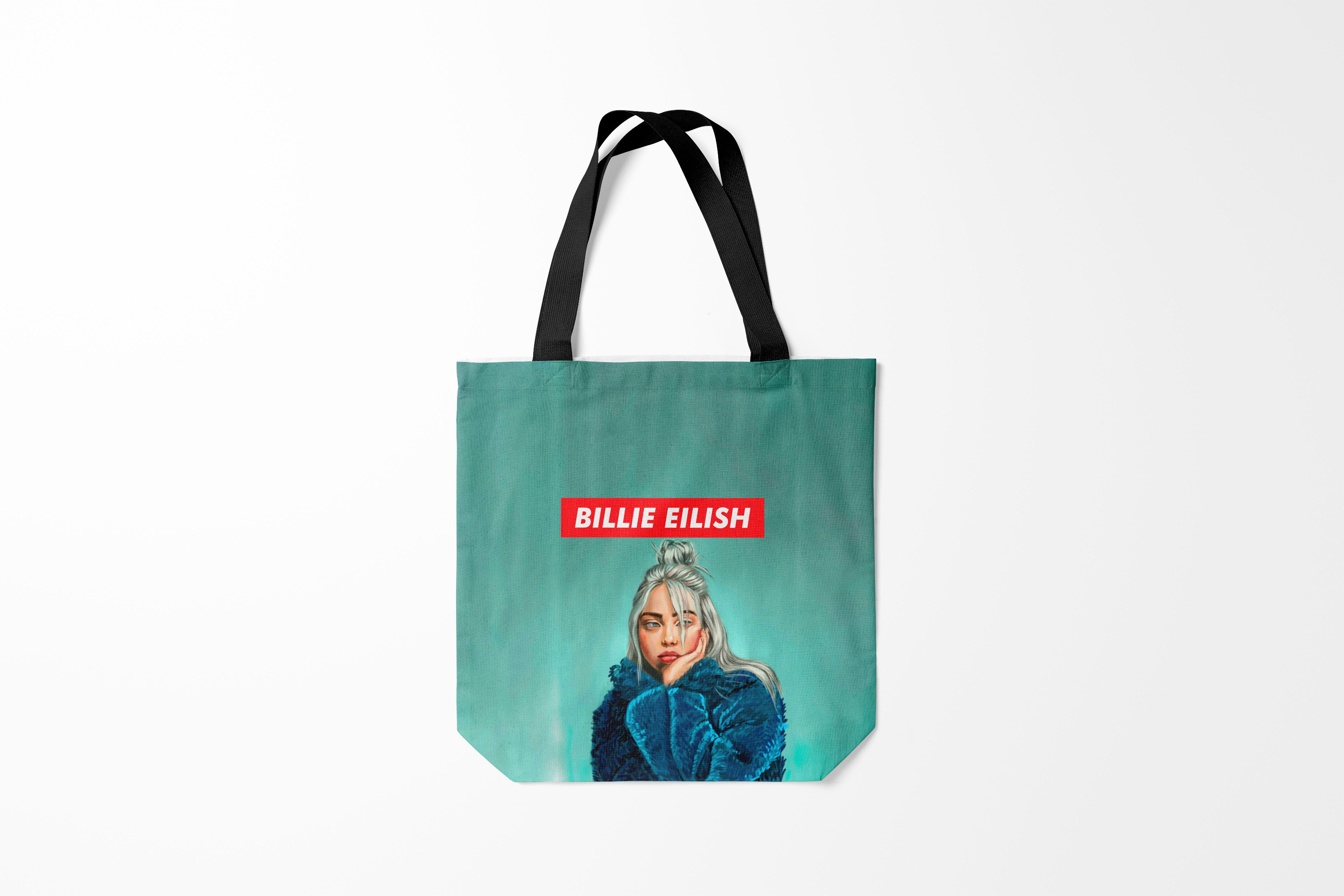 

Сумка шoппер унисекс Burnettie Billie Eilish, желтый, Billie Eilish