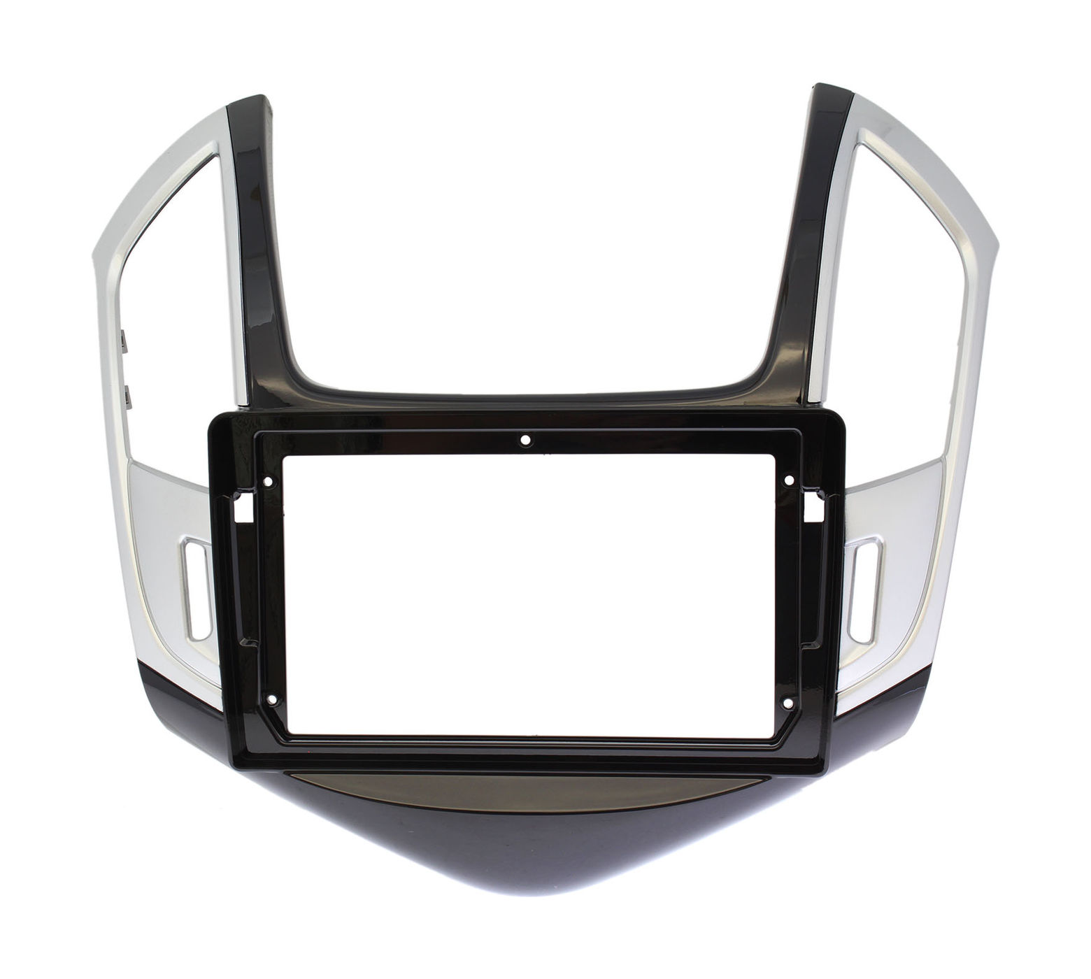 

Рамка переходная Ksize CH 059N CHEVROLET Cruze 2013-2015 MFB-9" Silver/Black, CH 059N
