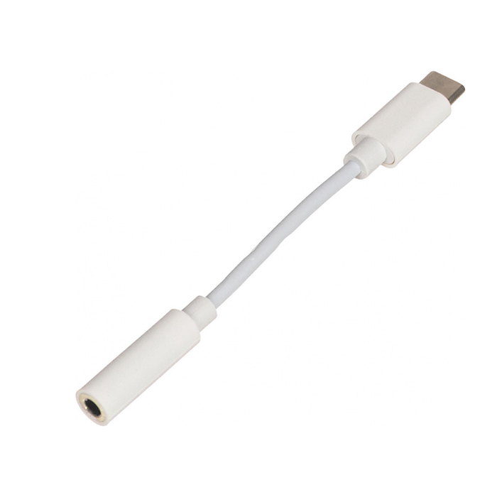 Переходник Buro BHP TPC-JCK USB Type-C (m) Jack 3.5mm (f) белый 100027333520 черный