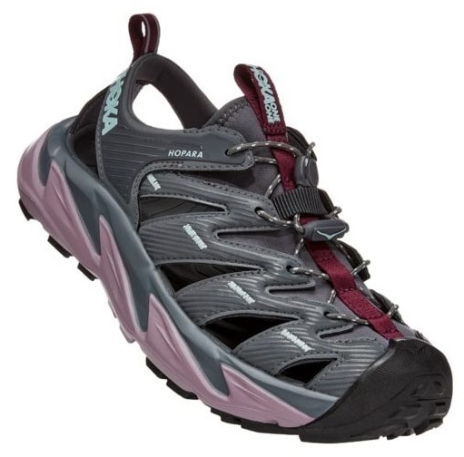 

Сандалии женские Hoka Hopara серые 8 US, Серый, Hopara