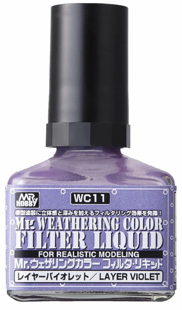 

WC11 краска 40мл MR.WEATHERING COLOR WC11 LIQUID LAYER VIOLET, Фиолетоый