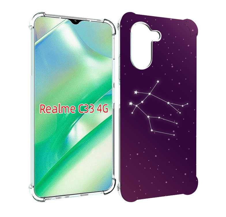 

Чехол MyPads знак-зодиака-близнецы-4 для Realme C33 4G, Прозрачный, Tocco