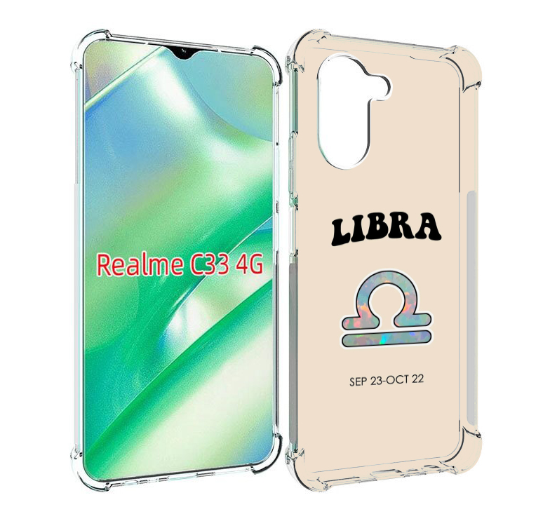 

Чехол MyPads знак-зодиака-весы-6 для Realme C33 4G, Прозрачный, Tocco