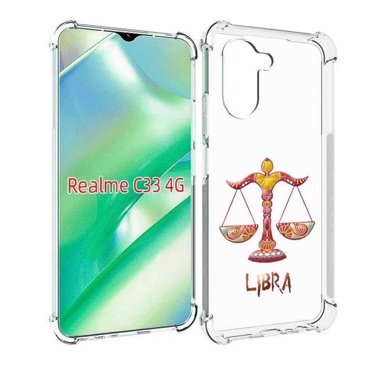 

Чехол MyPads знак-зодиака-весы-8 для Realme C33 4G, Прозрачный, Tocco