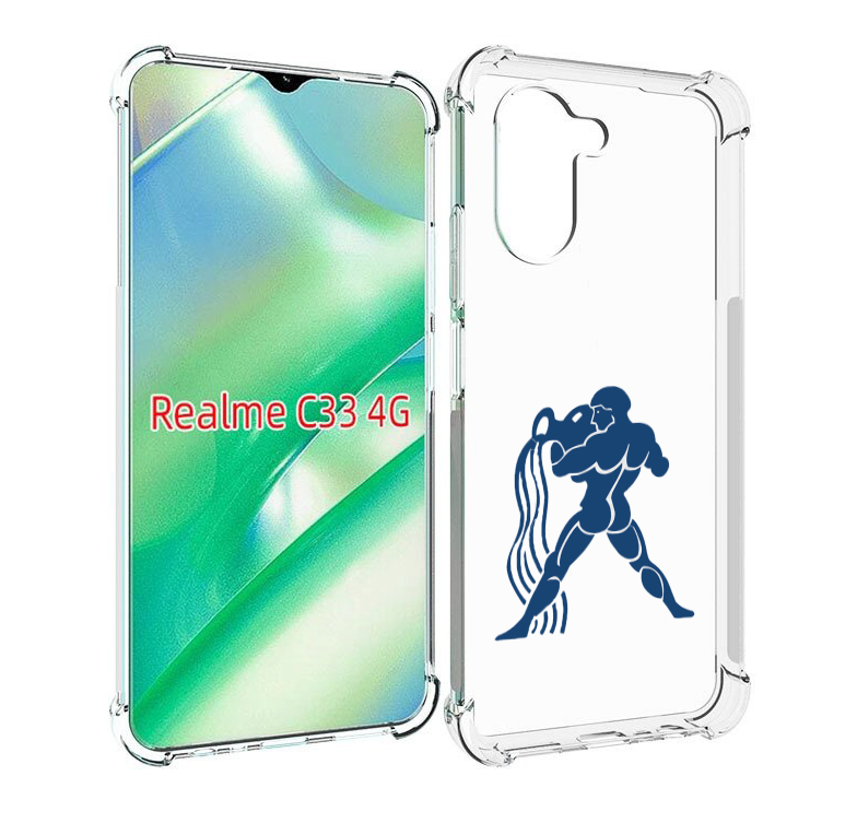 

Чехол MyPads знак-зодиака-водолей7 для Realme C33 4G, Прозрачный, Tocco