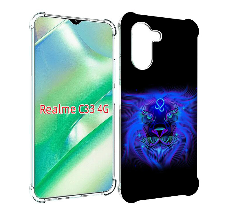

Чехол MyPads знак-зодиака-лев-3 для Realme C33 4G, Прозрачный, Tocco