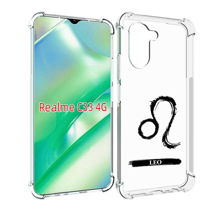 

Чехол MyPads знак-зодиака-лев-7 для Realme C33 4G, Прозрачный, Tocco