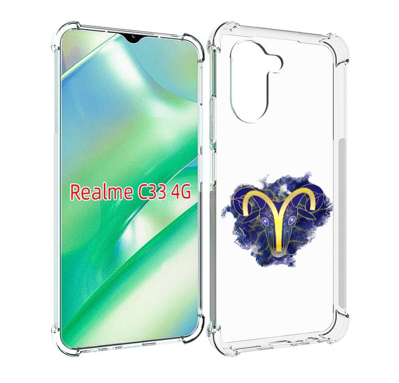 

Чехол MyPads знак-зодиака-овен-8 для Realme C33 4G, Прозрачный, Tocco