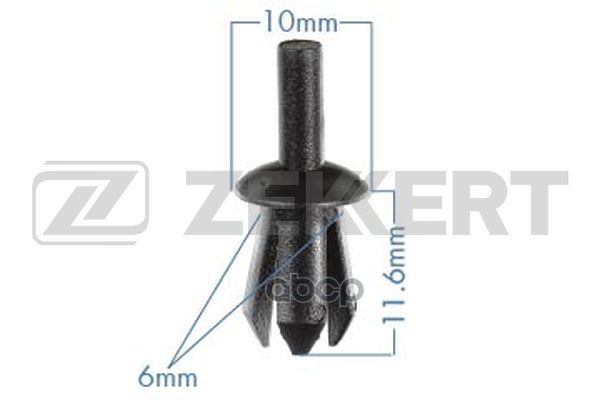

Клипса Крепёжная General Motors Vag (Миним. Кол-Во Заказа 10 Шт) Zekkert арт. BE1503